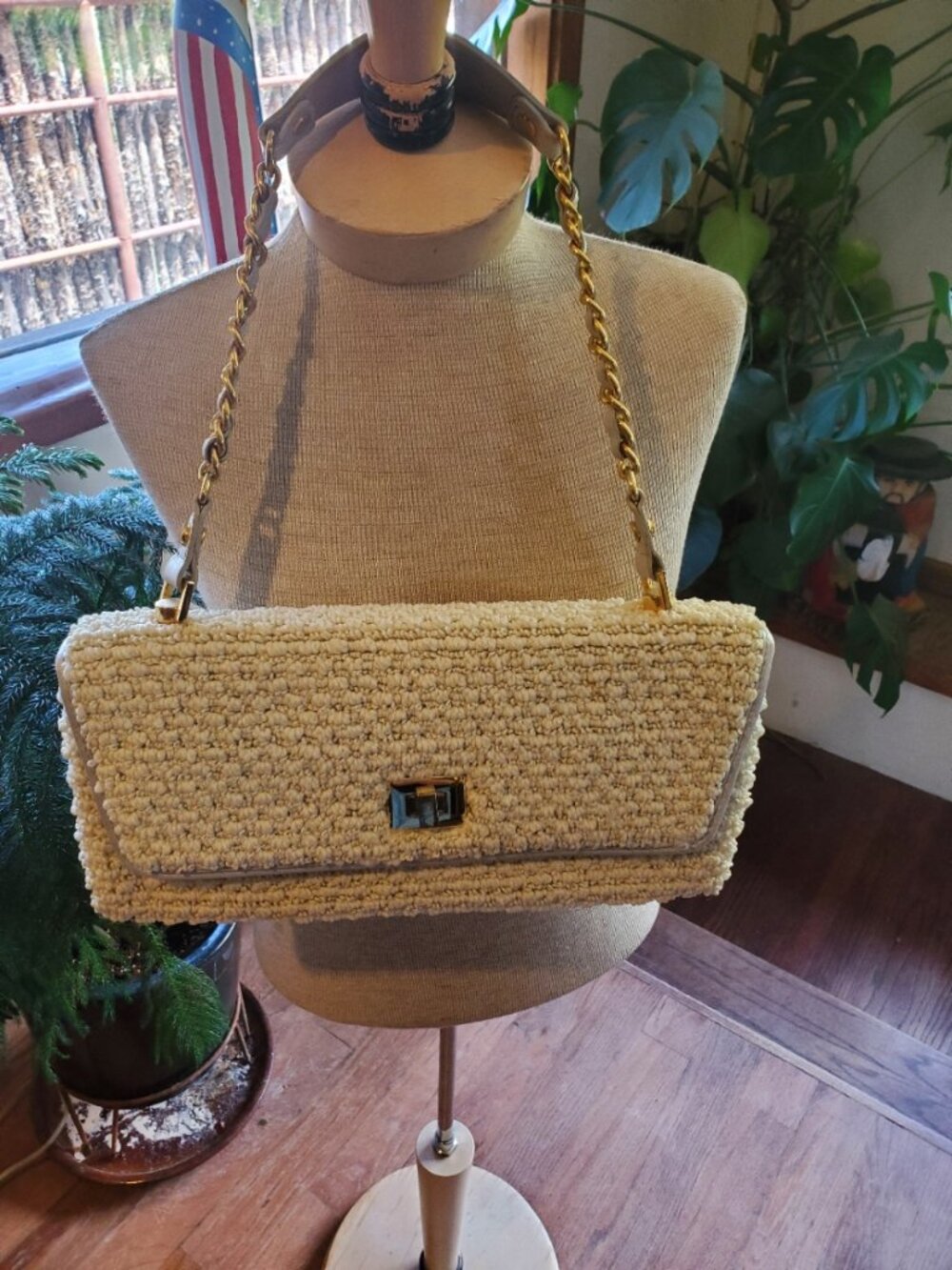 Vintage 60's carpet bag